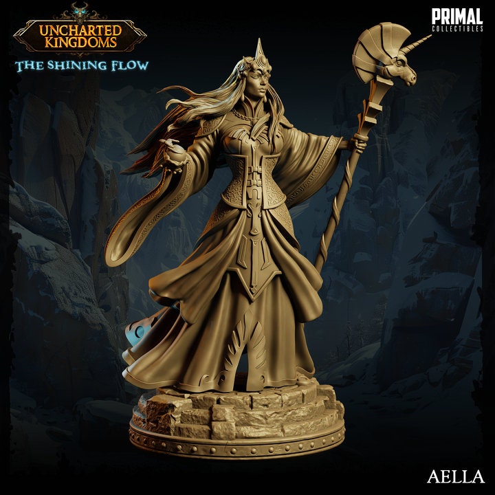 Aella - Mage Queen - Uncharted Kingdoms Set - Masters of Dungeons Quest