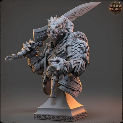 Toopaza Deepcutter - Dragonborn Bust