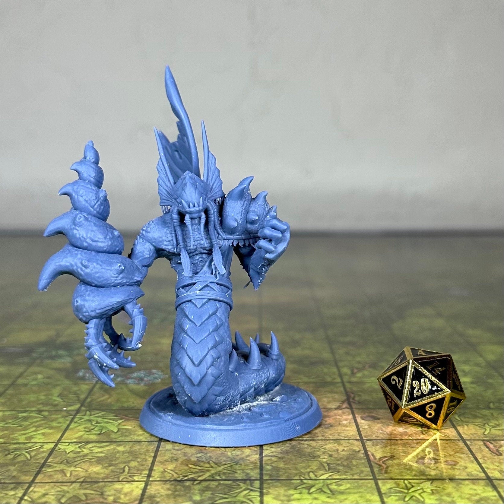 Corrupted Naga - Unpainted Miniature