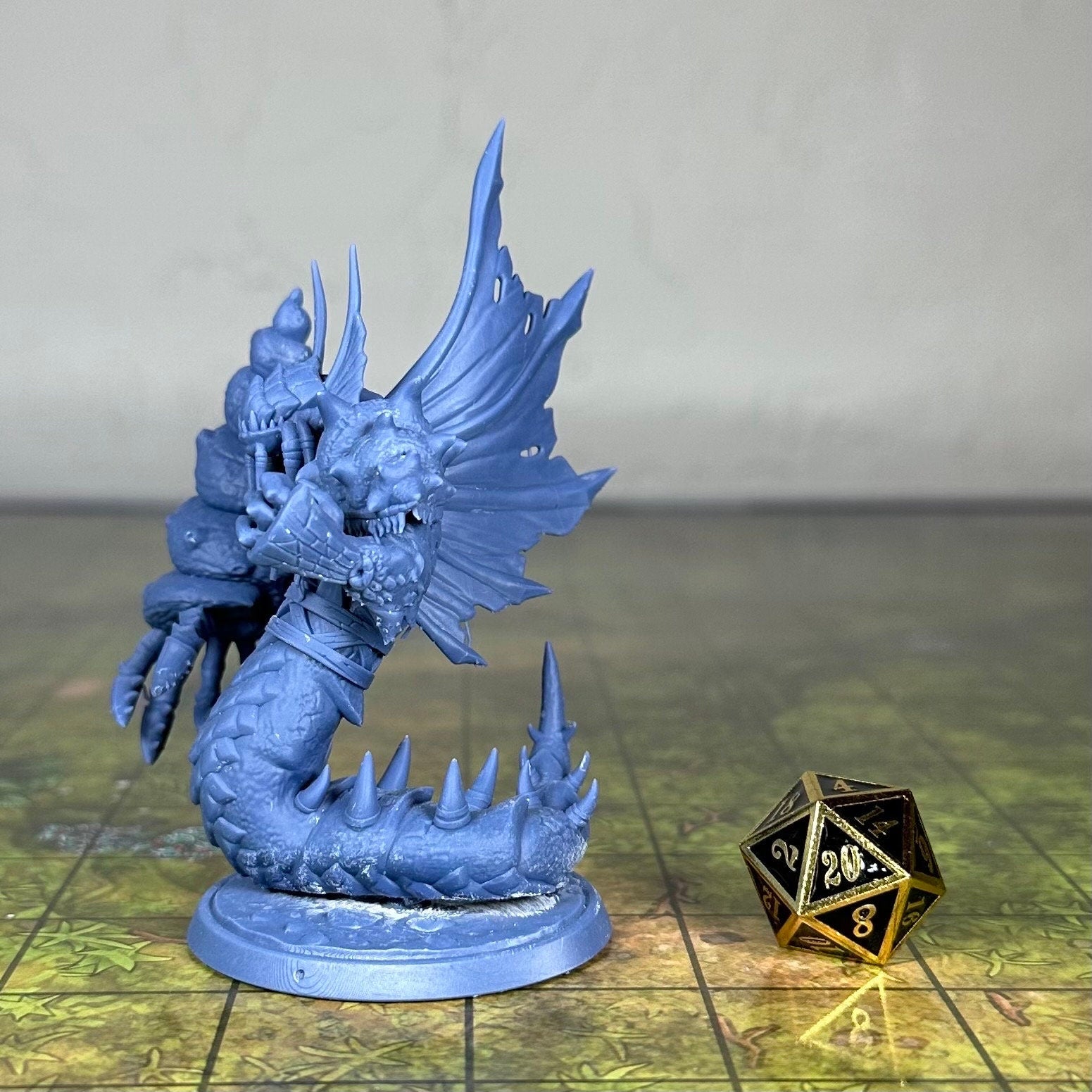 Corrupted Naga - Unpainted Miniature