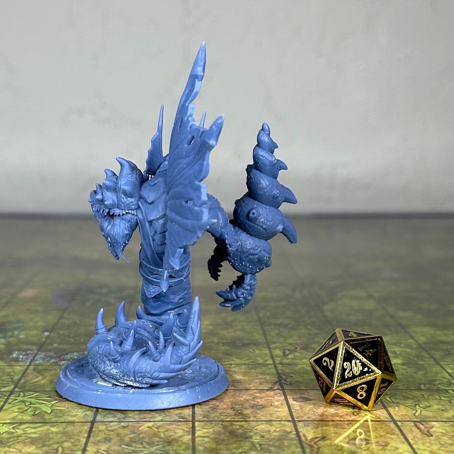 Corrupted Naga - Unpainted Miniature