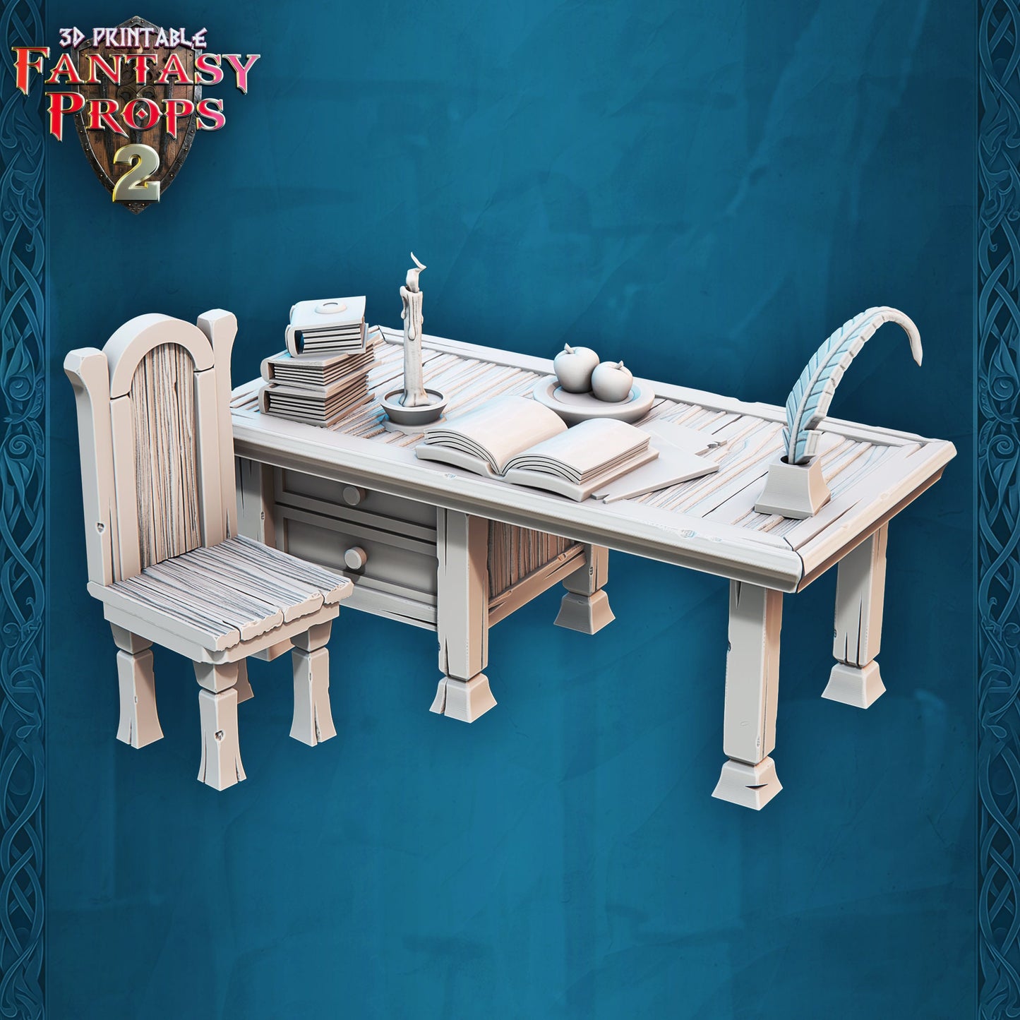 Writing Desk - Tavern Set - Unpainted Miniature