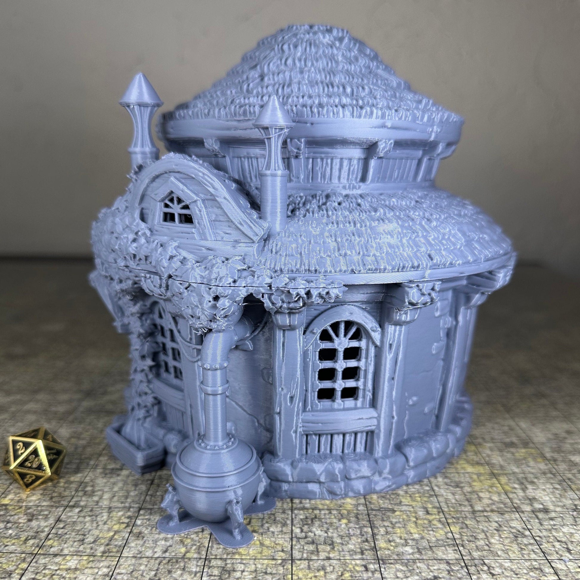 Alchemist Hut - Tabletop Terrain - Unpainted Miniature