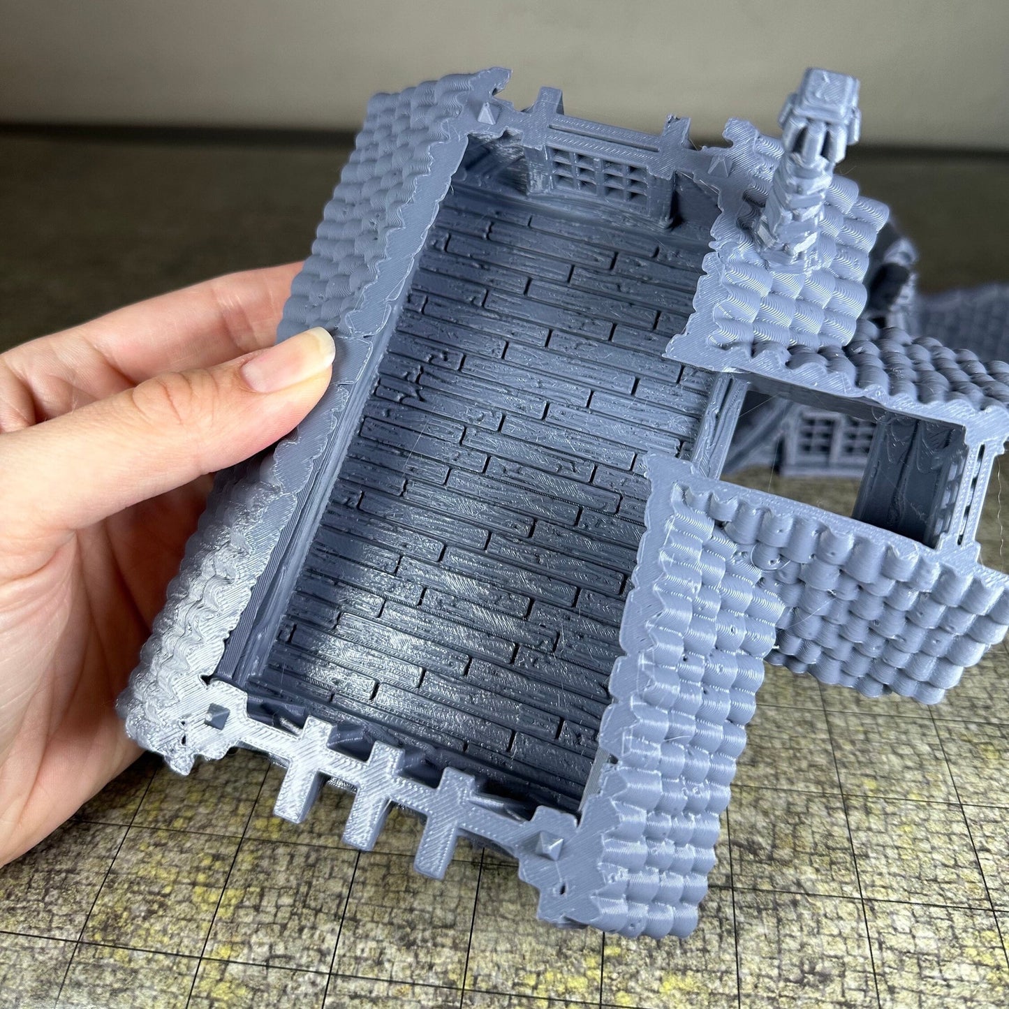 Small House - Tabletop Terrain - Unpainted Miniature