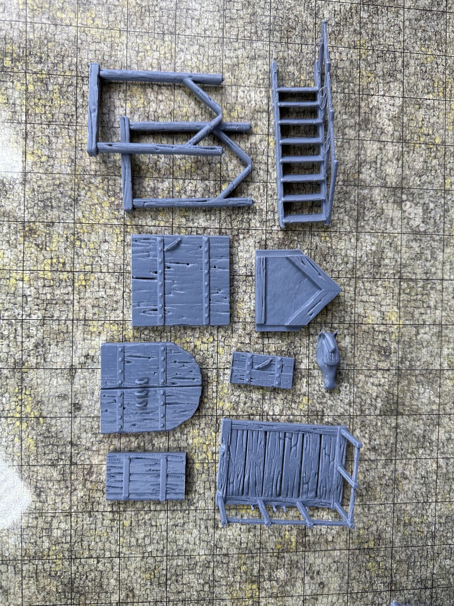 Stable Building - Tabletop Terrain - Unpainted Miniature