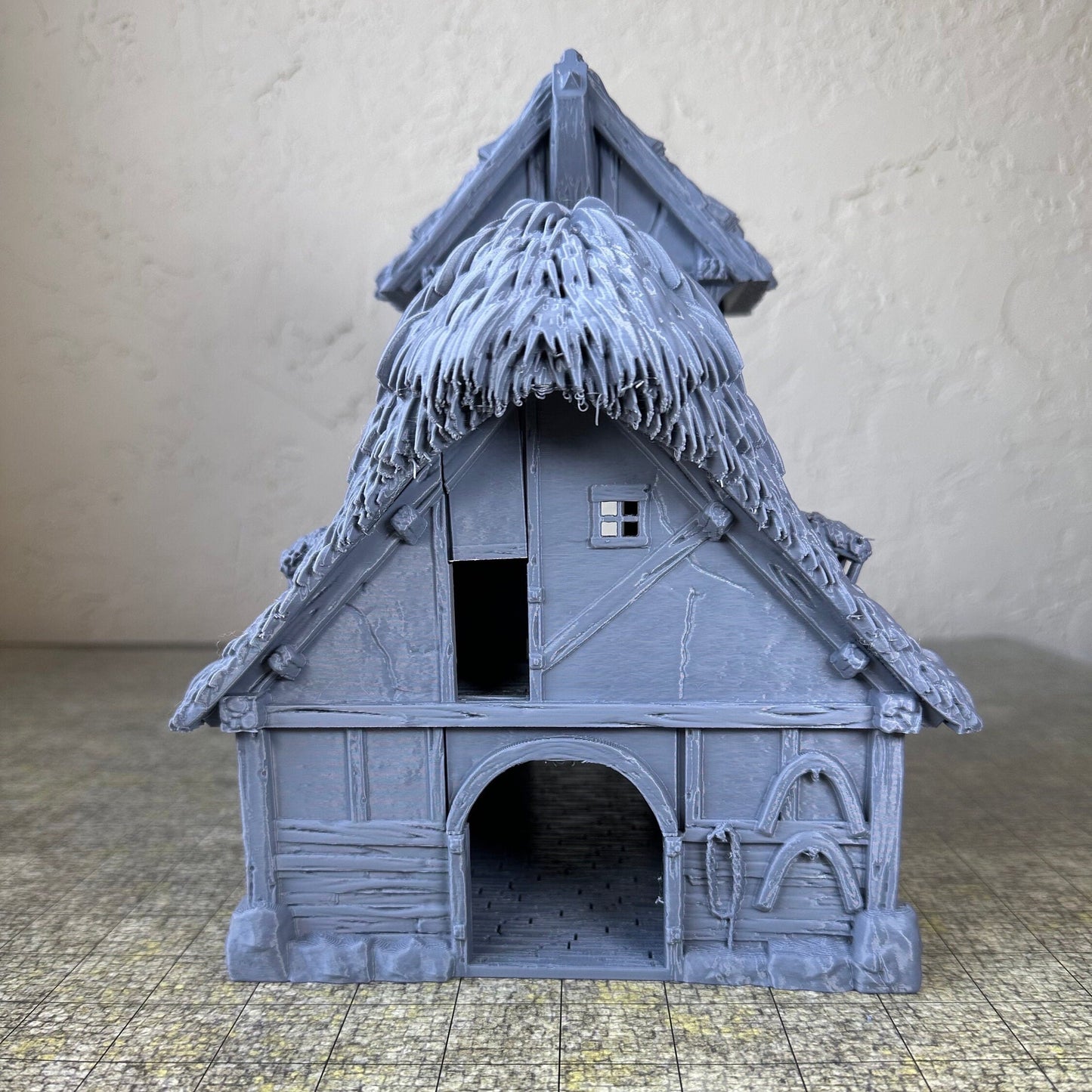 Stable Building - Tabletop Terrain - Unpainted Miniature