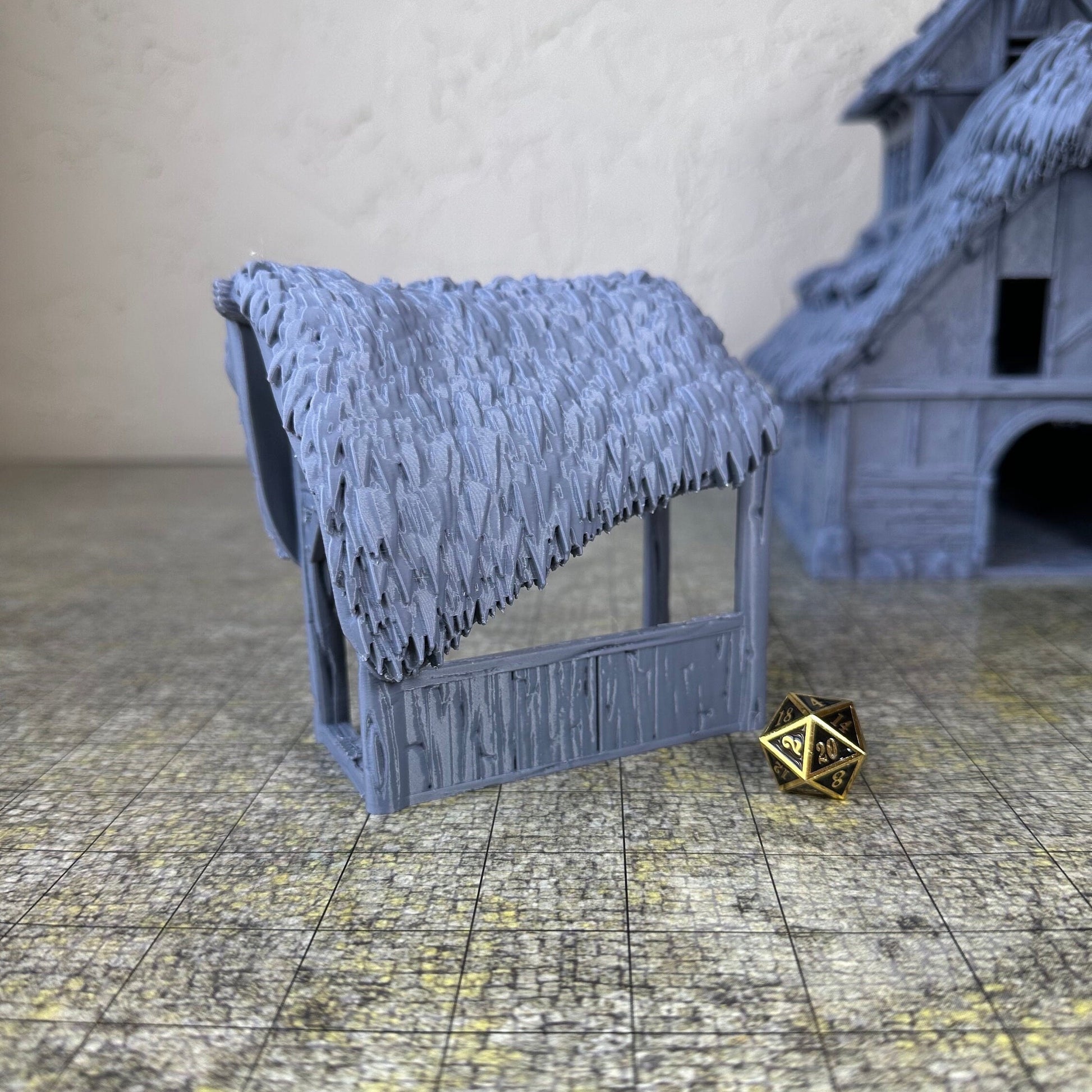 Stable Building - Tabletop Terrain - Unpainted Miniature