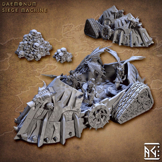 Daemonum Siege Machine - The Demon King Spawn - Unpainted Miniature