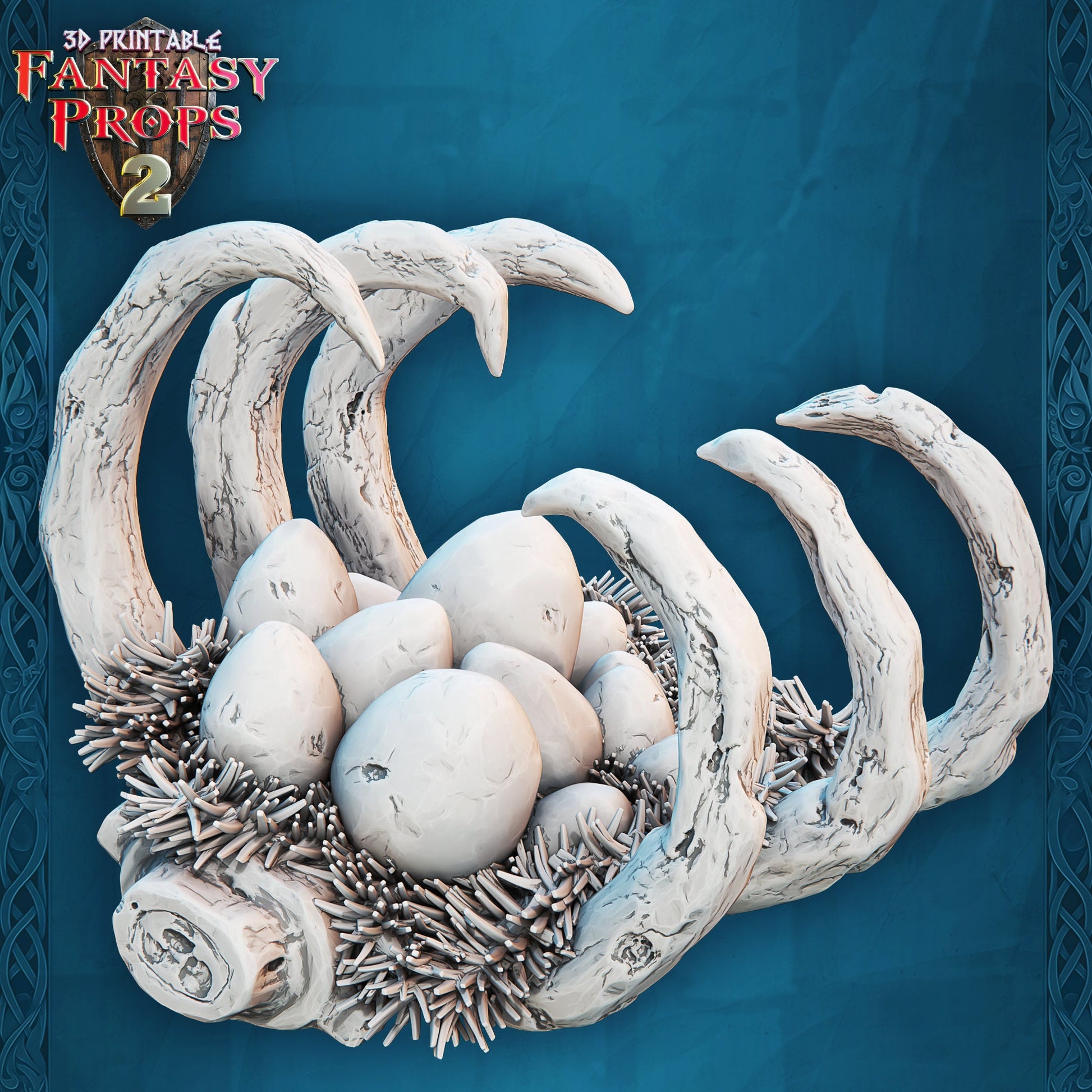 Ribcage Nest - Pose E - Unpainted Miniature