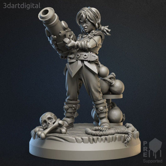 Angra the Bomber - Young Pirate - Unpainted Miniature