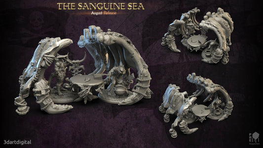 Marrowslair - Sanguine Sea Set - Unpainted Miniature