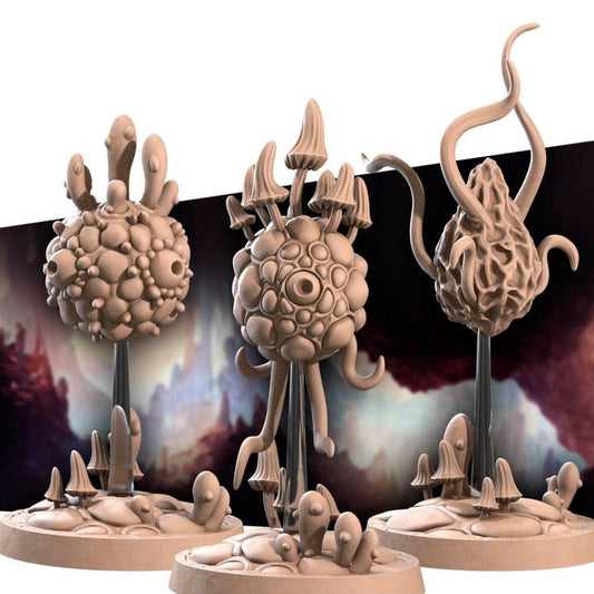 Gas Spores - Mushroom Spores - Unpainted Miniature