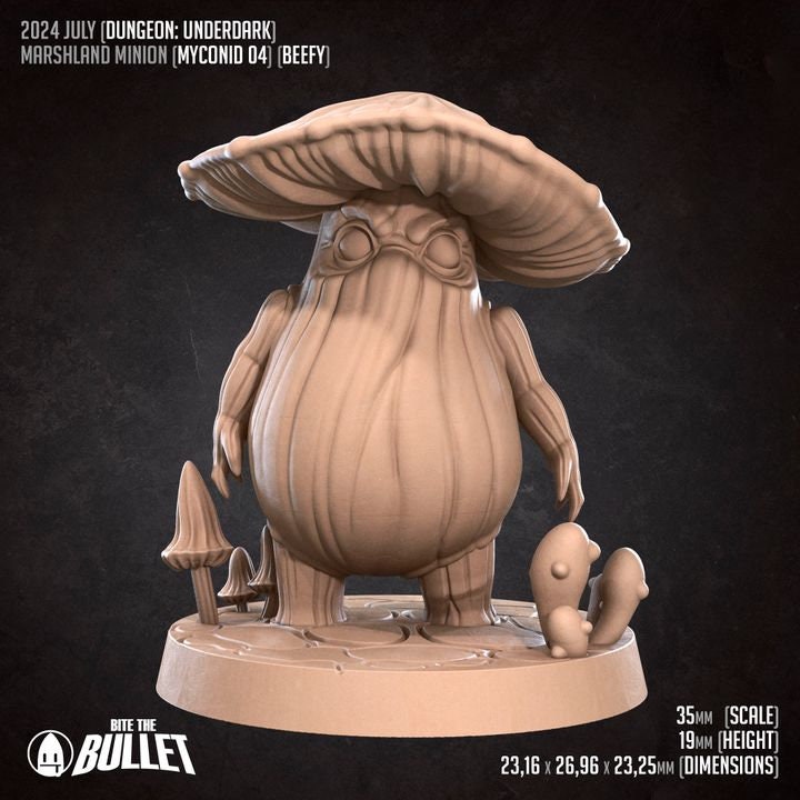 Myconid - Mushrooms - Unpainted Miniature