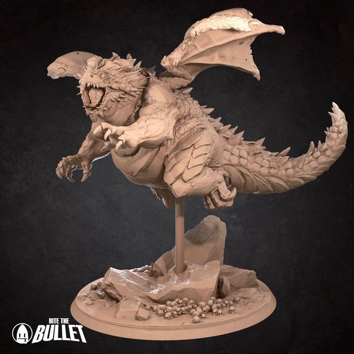 Chunky Dragon - Forge Boss - Unpainted Miniature