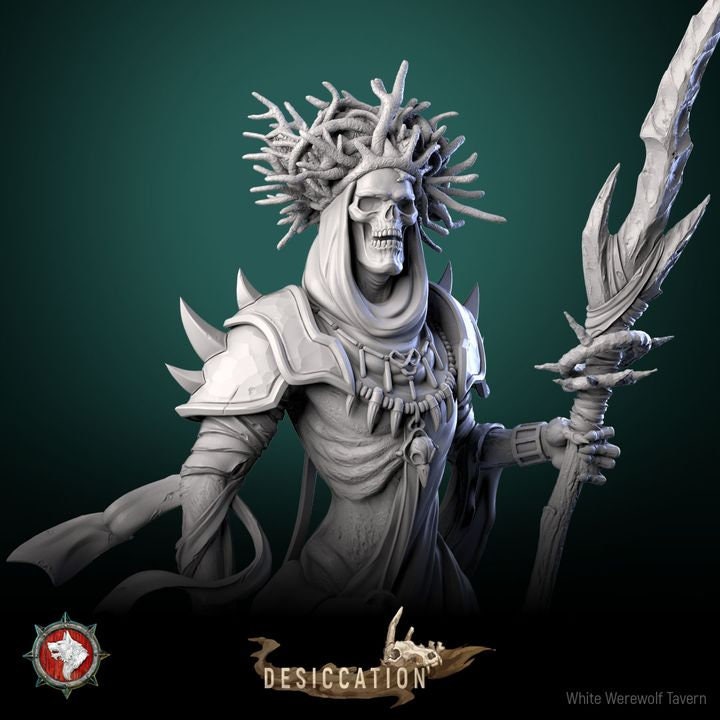 Dry Lich - Desert Lich - Desiccation Set - Unpainted Miniature