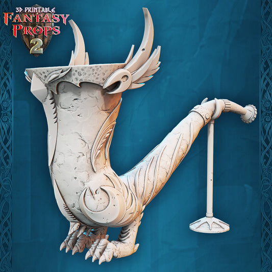 Ancient Horn - Dungeon Set - Unpainted Miniature