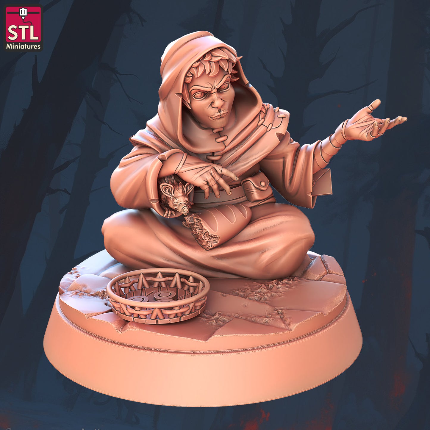 Human Child - Human Beggar - Pose C - Unpainted Miniature