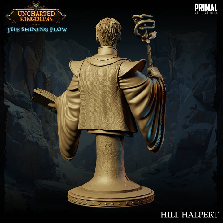 Hill Halpert - Uncharted Kingdoms - Miniature Bust