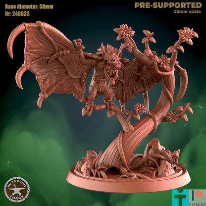 Bat - Beast Shape - Druid Set - Unpainted Miniature