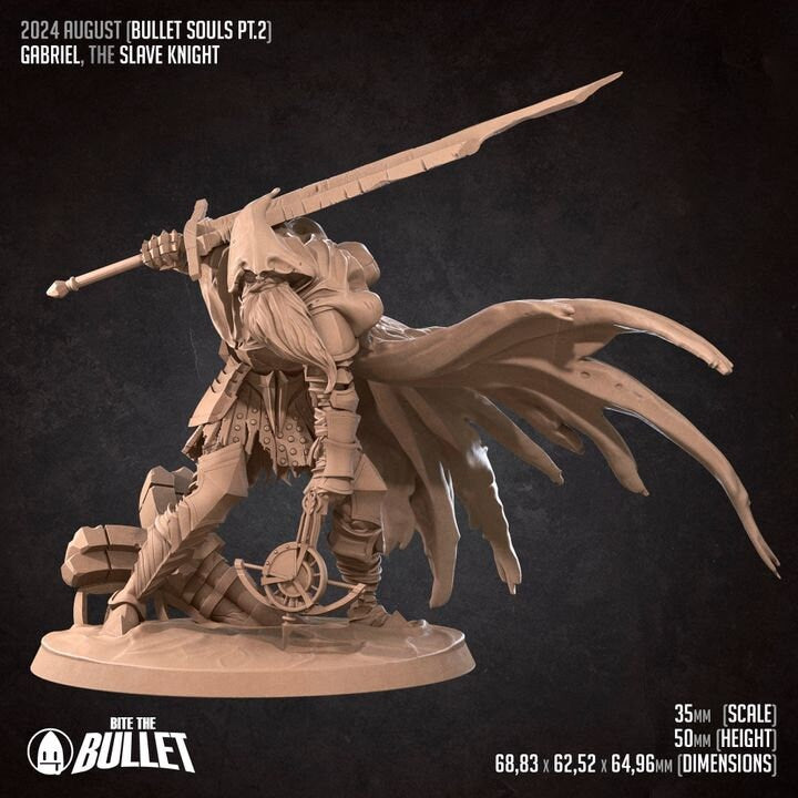 Gabriel, the Slave Knight - Unpainted Miniature