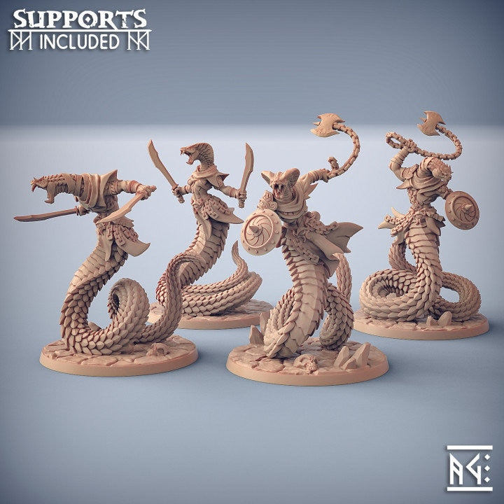 Nagarot Crawlers - Maneater Nagarots - Unpainted Miniature