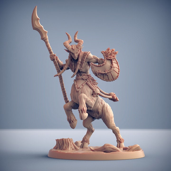 Arverian Cervitaurs - Arverian Woodkeeper Set - Unpainted Miniature