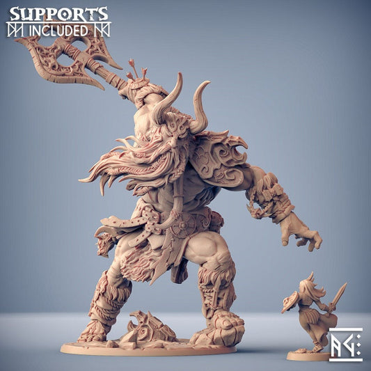 Frost Jotuun - Frost Giant - Unpainted Miniature