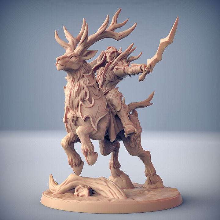 Stag Riders - Sylvan Knights - Unpainted Miniature