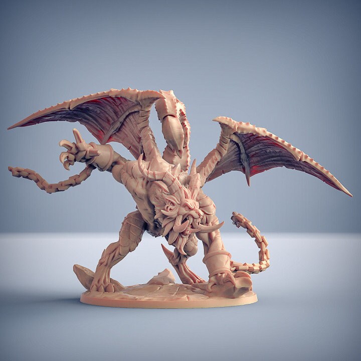 Ashen Manticore - Epic Boss - Unpainted Miniature