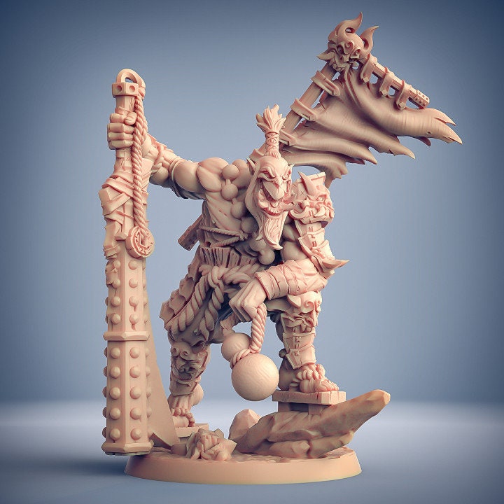 Yoshigruzu, Clan Leader - Oni Clan Set - Unpainted Miniature