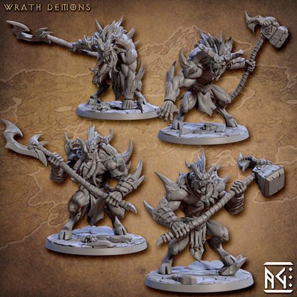 Wrath Demons - Abyss Demons Set - Unpainted Miniature