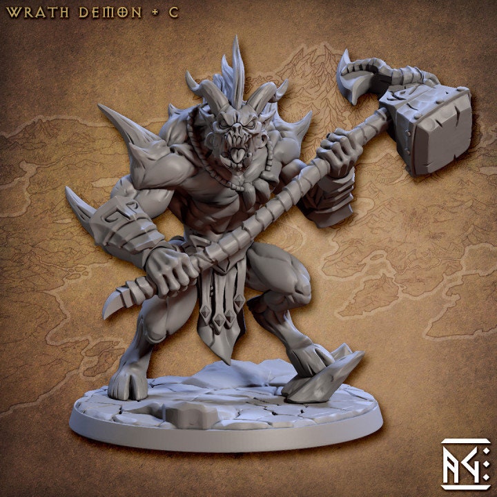 Wrath Demons - Abyss Demons Set - Unpainted Miniature