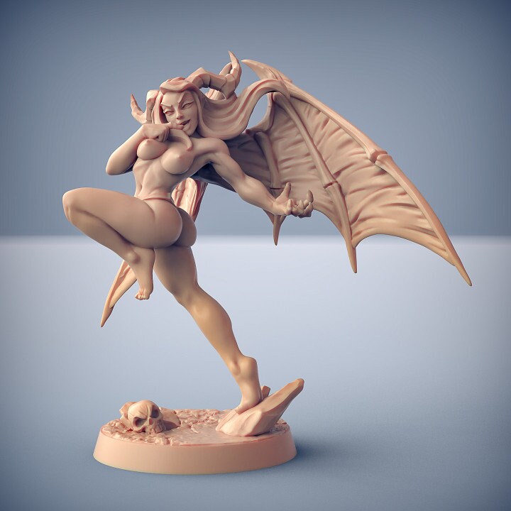Aya, the Lust Demon - Pinup - Unpainted Miniature