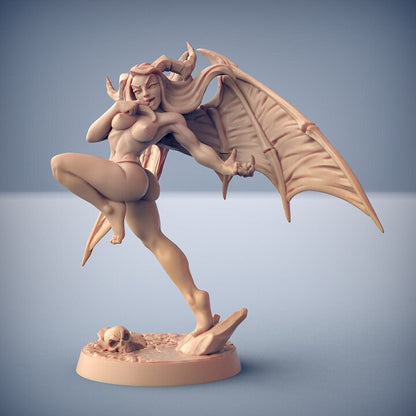 Aya, the Lust Demon - Pinup - Unpainted Miniature