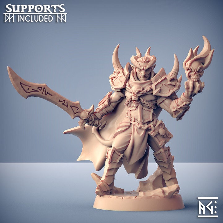 Ildamos Half Blood - Abyss Demon - Unpainted Miniature