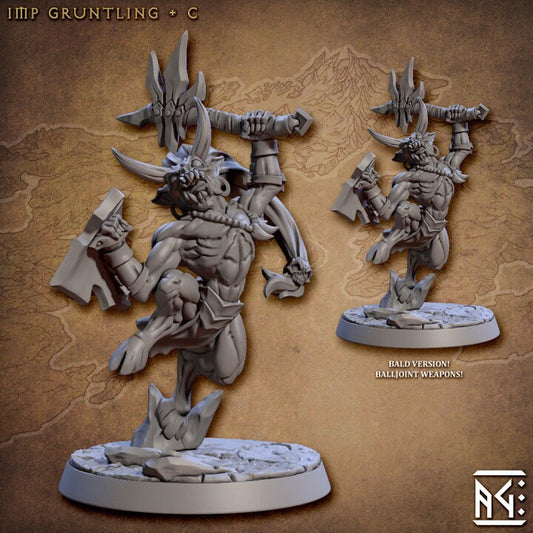 Imp Gruntling - Pose C - Abyss Demons Set - Unpainted Miniature