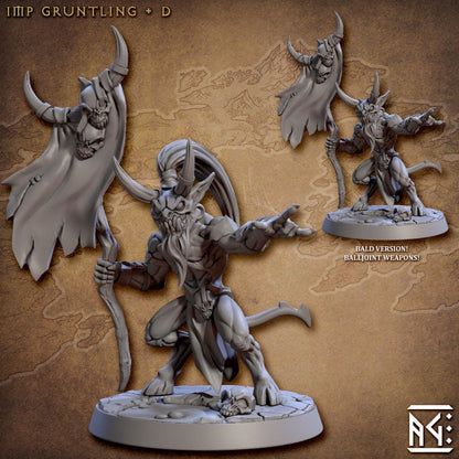 Imp Gruntling - Pose D - Abyss Demons Set - Unpainted Miniature