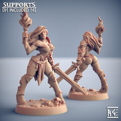 Elena - Pinup - Fighters Guild Set - Unpainted Miniature