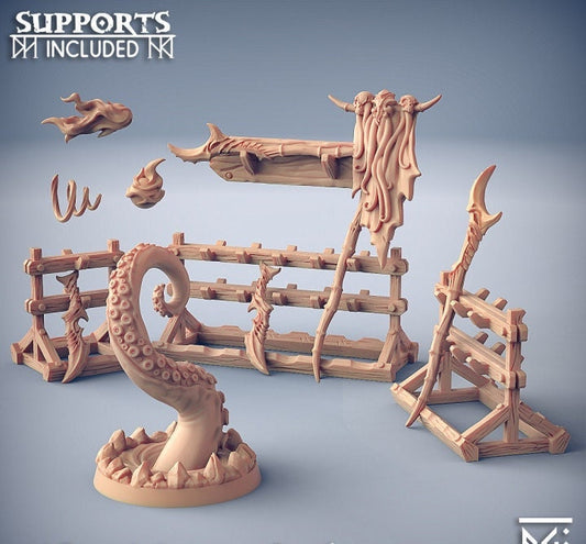 Weapon Rack - Depth Ones Set - Unpainted Miniature