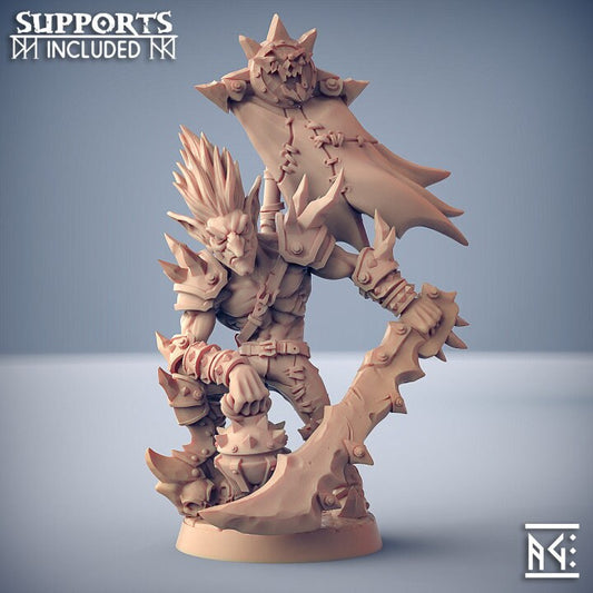 Dzwingo the Tallest - Sparksoot Goblin Set - Unpainted Miniature