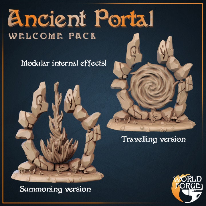 Ancient Portal - Summoning Portal - Unpainted Miniature