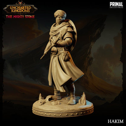 Hakim - Arabian Army - Uncharted Kingdoms Set - Masters of Dungeons Quest - Unpainted Miniature