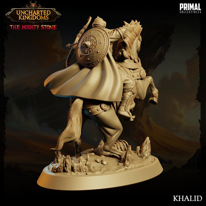 Khalid - Arabian Army - Uncharted Kingdoms Set - Masters of Dungeons Quest - Unpainted Miniature