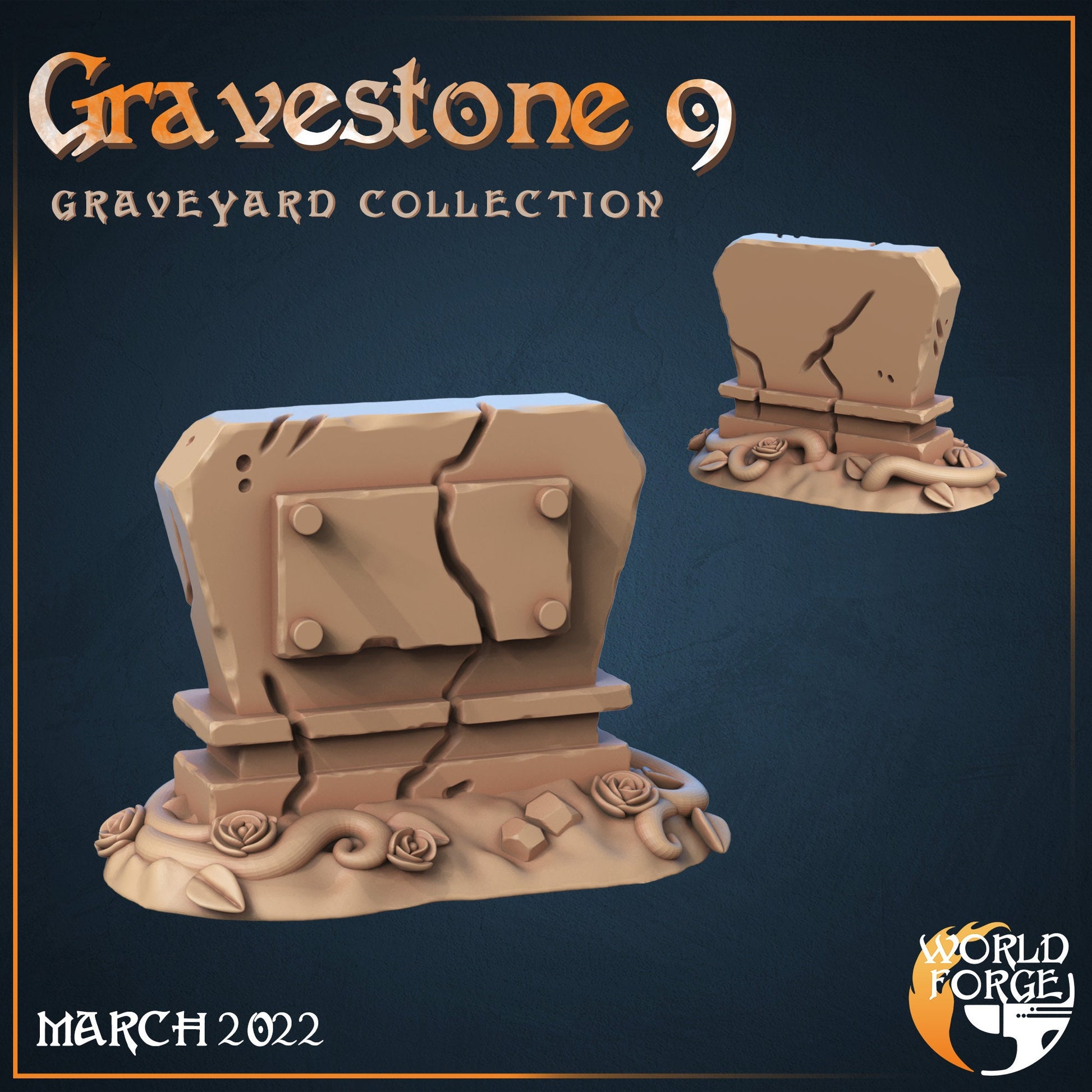 Gravestones - Graveyard Collection - Unpainted Miniature