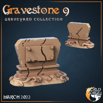 Gravestones - Graveyard Collection - Unpainted Miniature