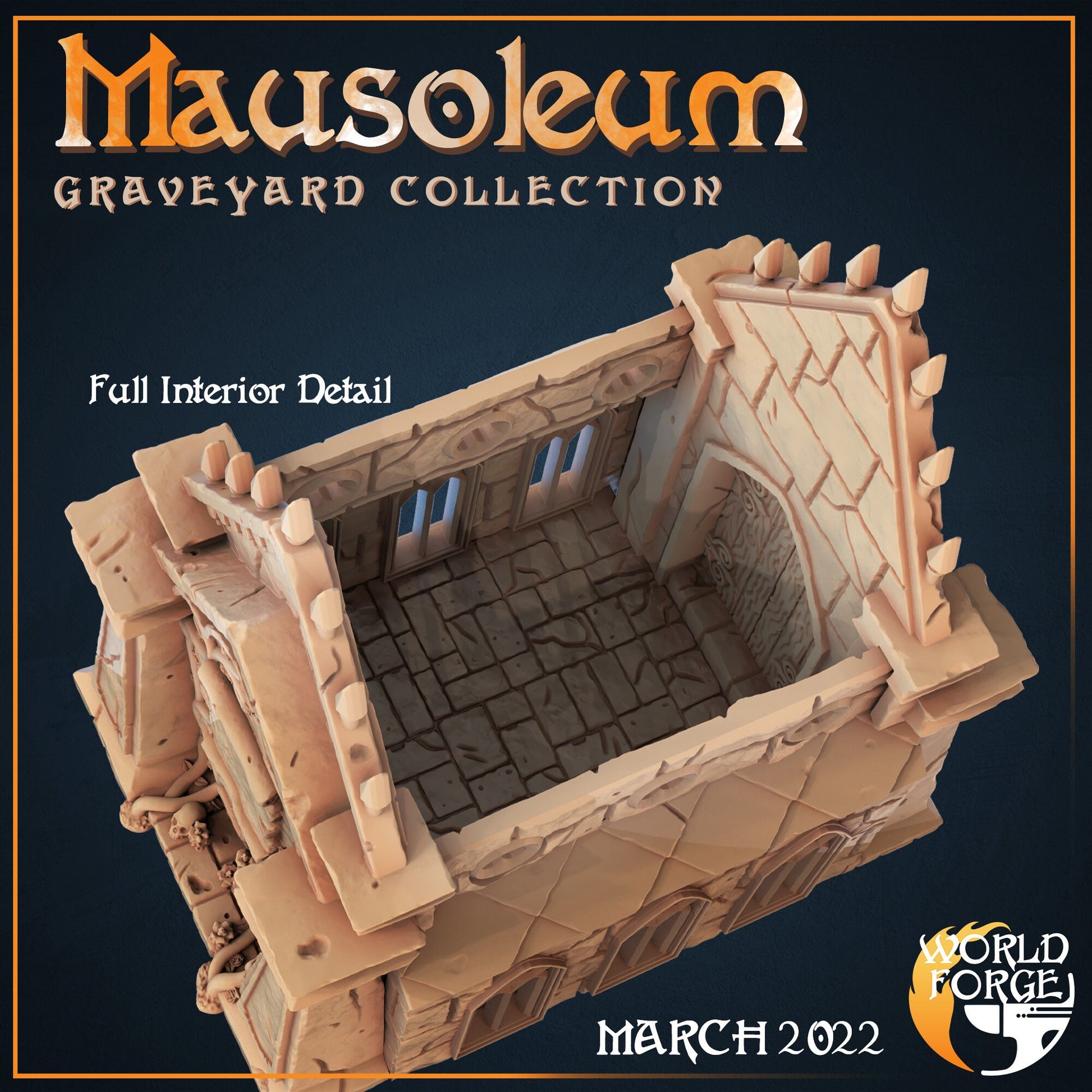 Mausoleum - Graveyard Collection - Unpainted Miniature