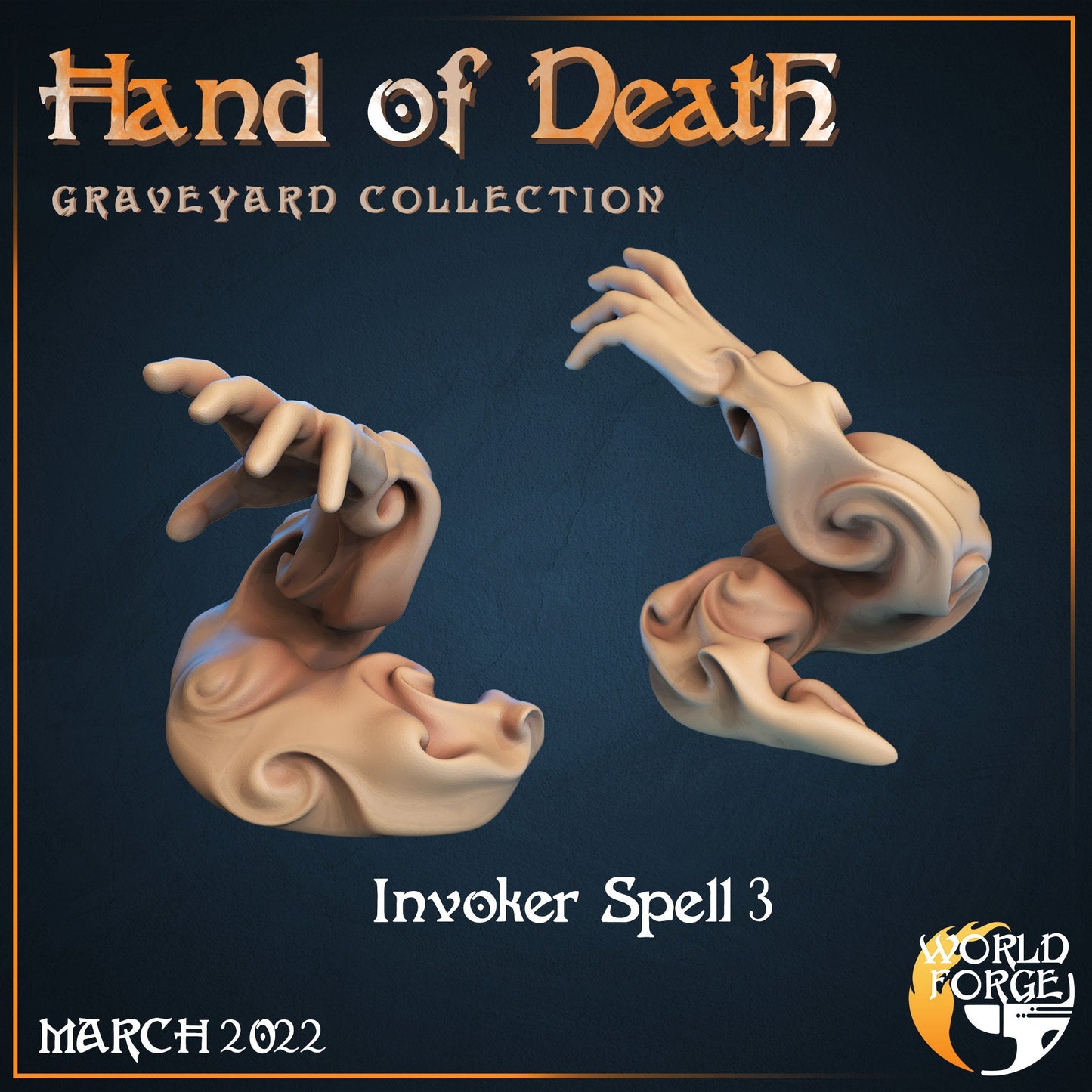 Hand of Death - Graveyard Collection - Unpainted Miniature