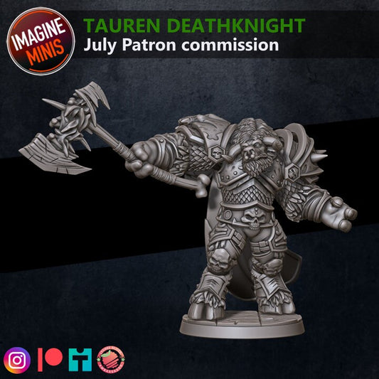 Minotaur Death Knight - Unpainted Miniature