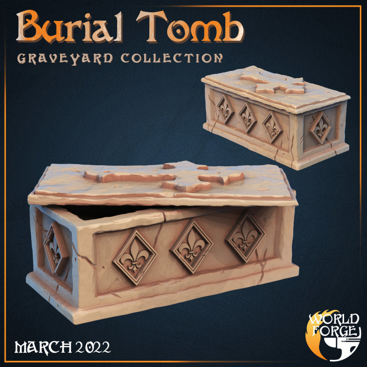 Burial Tombs - Graveyard Collection - Unpainted Miniature