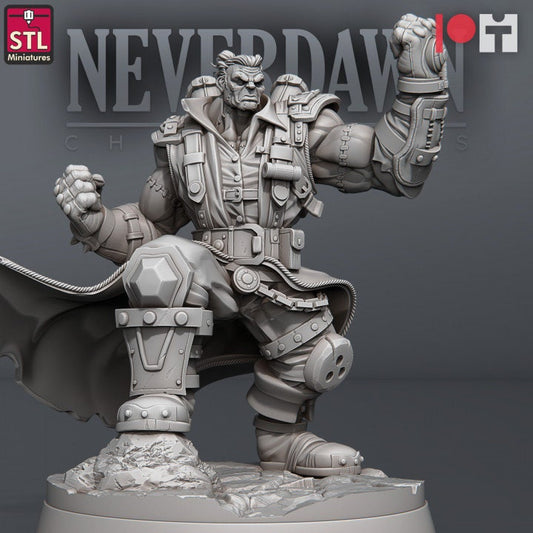 Frank the Third - Stein Gang - Neverdawn Chronicles - Unpainted Miniature